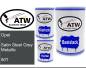 Preview: Opel, Satin Steel Grey Metallic, 90T: 500ml Lackdose + 500ml Klarlack + 250ml Härter - Set, von ATW Autoteile West.